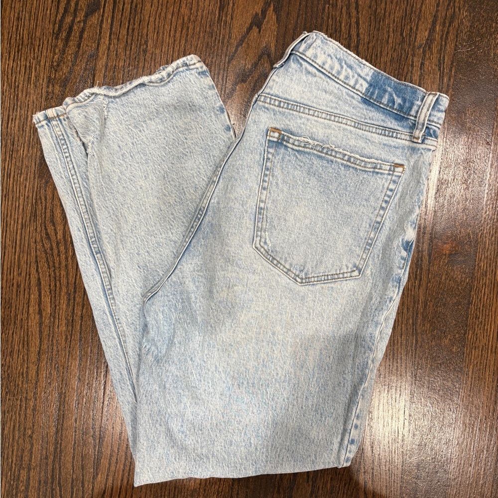 Abercrombie & Fitch Light Blue High Rise Jeans